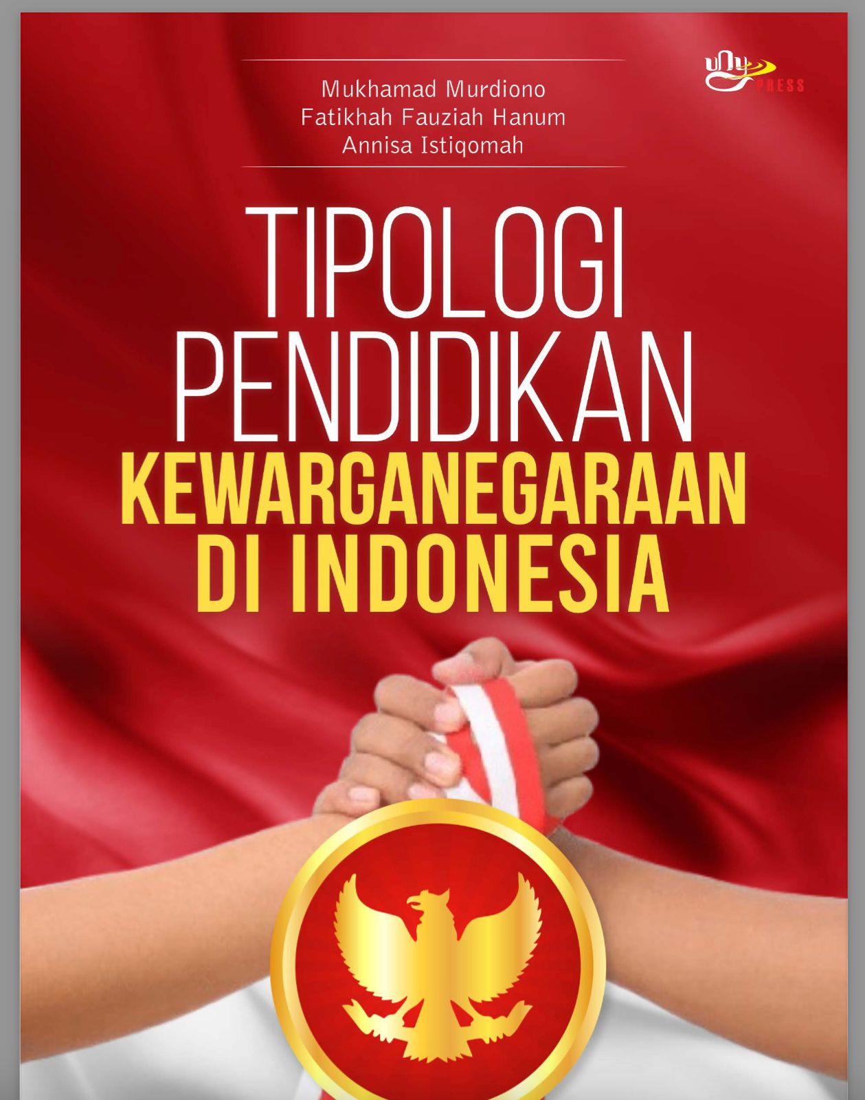 Cover Buku Tipologi Pendidikan Kewarganegaraan di Indonesia